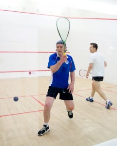 Martin Shippey (L) and Ron Ganz (R) play in the finals.