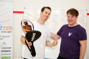 Tournament winner, Ron Ganz (left), and Plate Winner Andre Ainsworth (right)